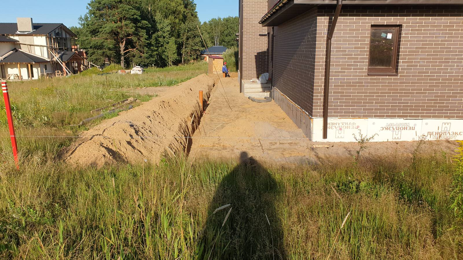 Благоустройство участка загородного дома, устройство дренажа и водоотведение