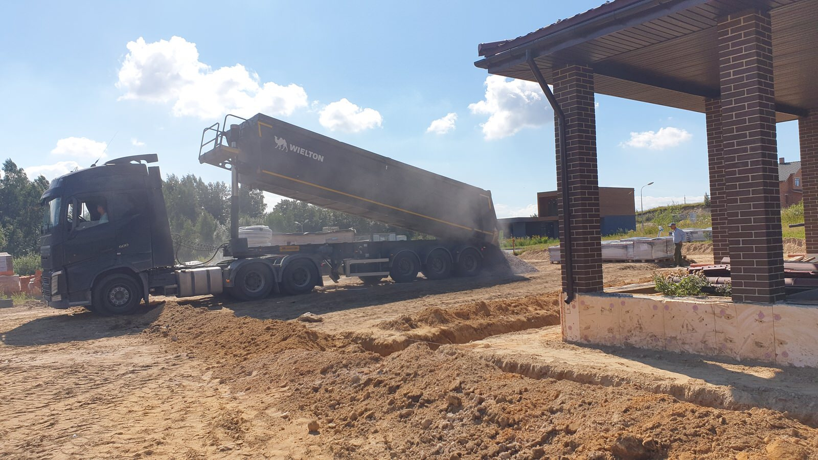 Благоустройство участка загородного дома, устройство дренажа и водоотведение