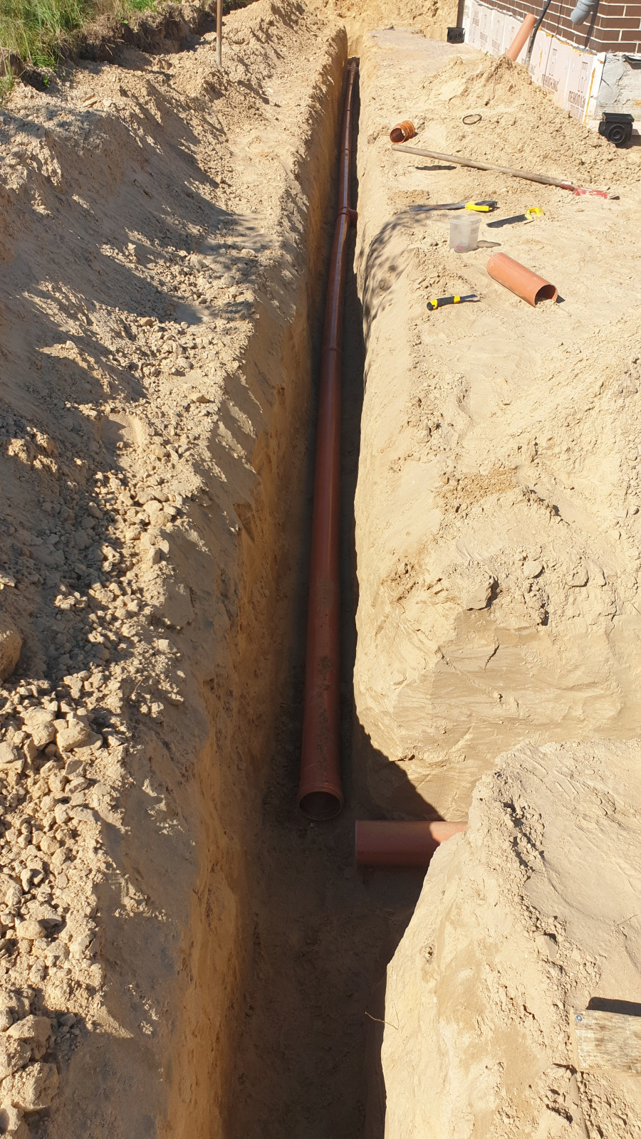 Благоустройство участка загородного дома, устройство дренажа и водоотведение