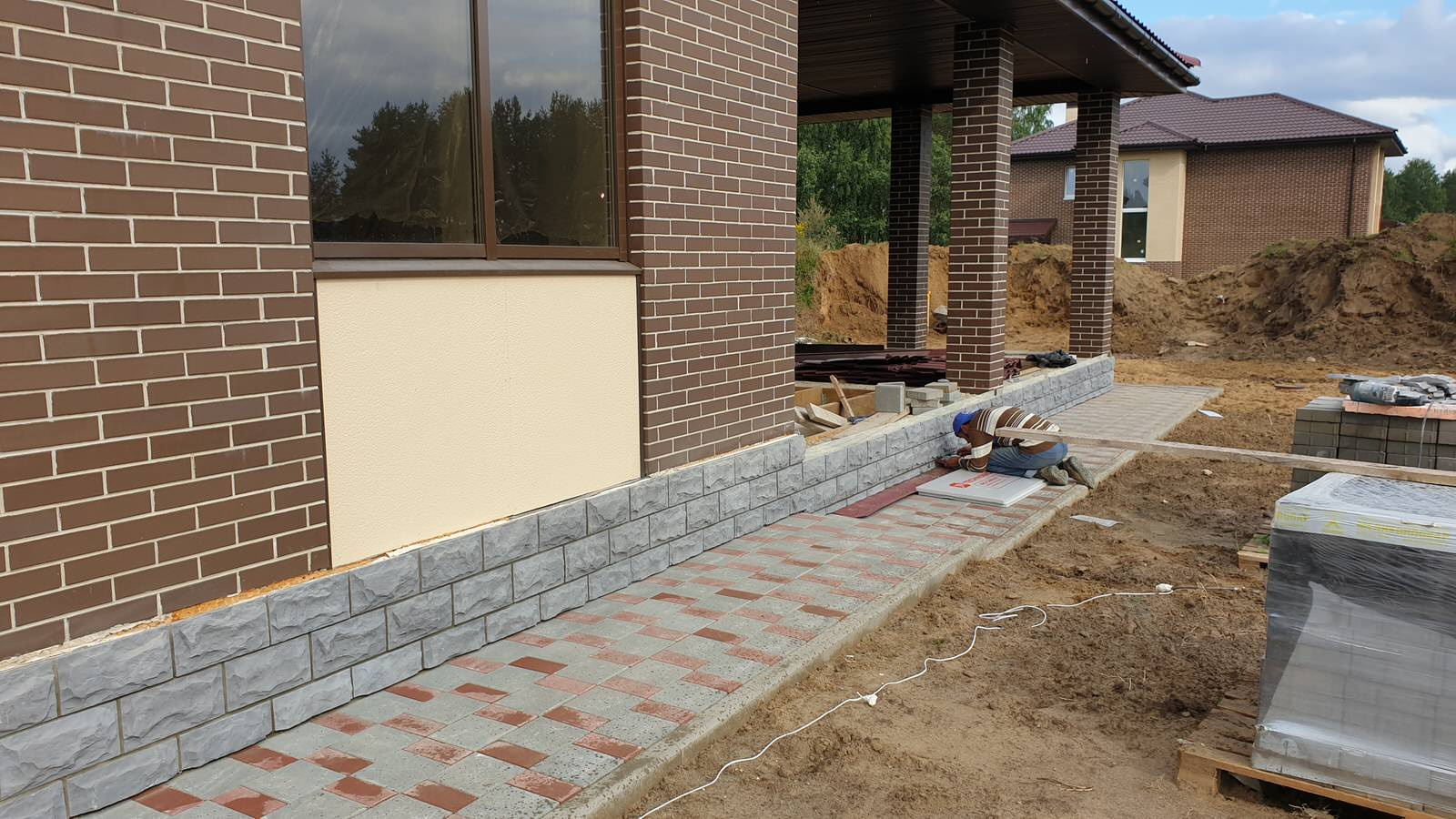 Благоустройство участка загородного дома, устройство дренажа и водоотведение