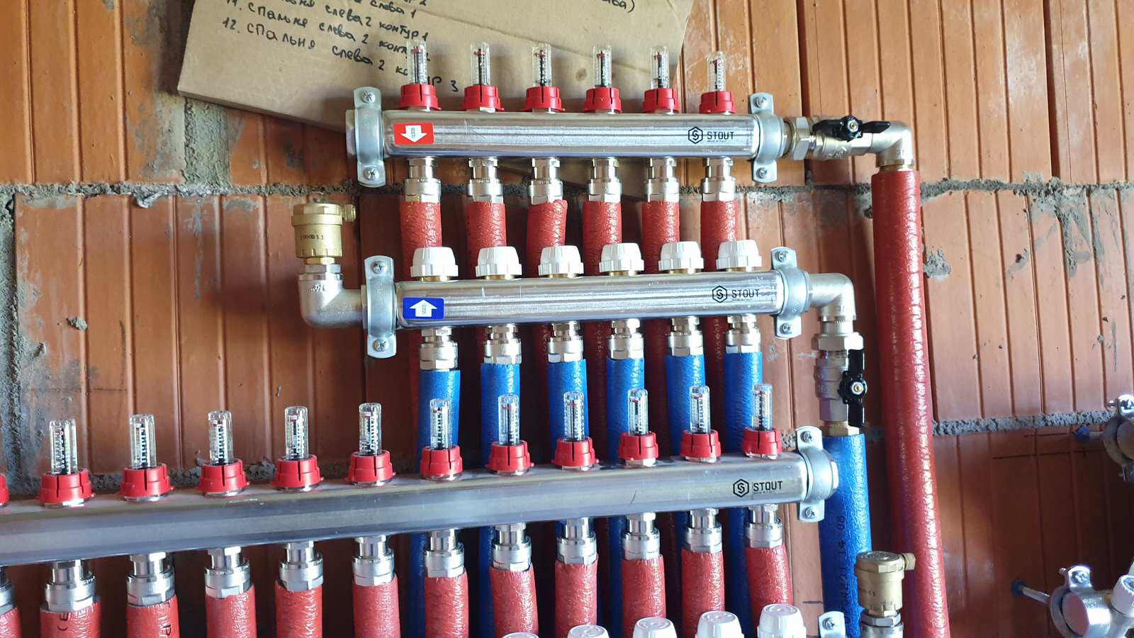 Монтаж Отопления и сантехники в частном доме