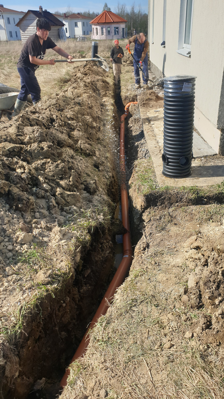 Дренаж участка, ограждение, парковка