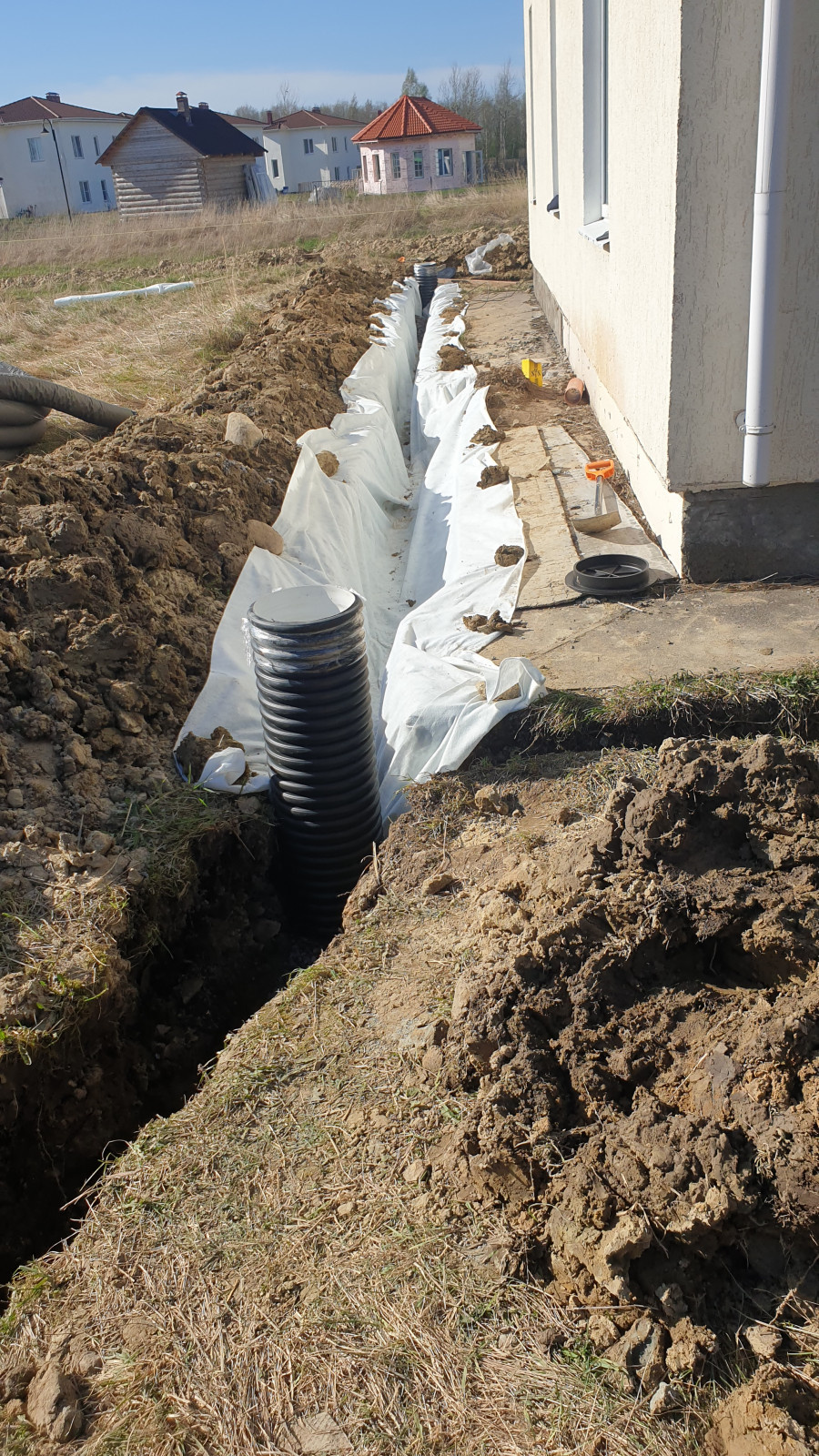 Дренаж участка, ограждение, парковка