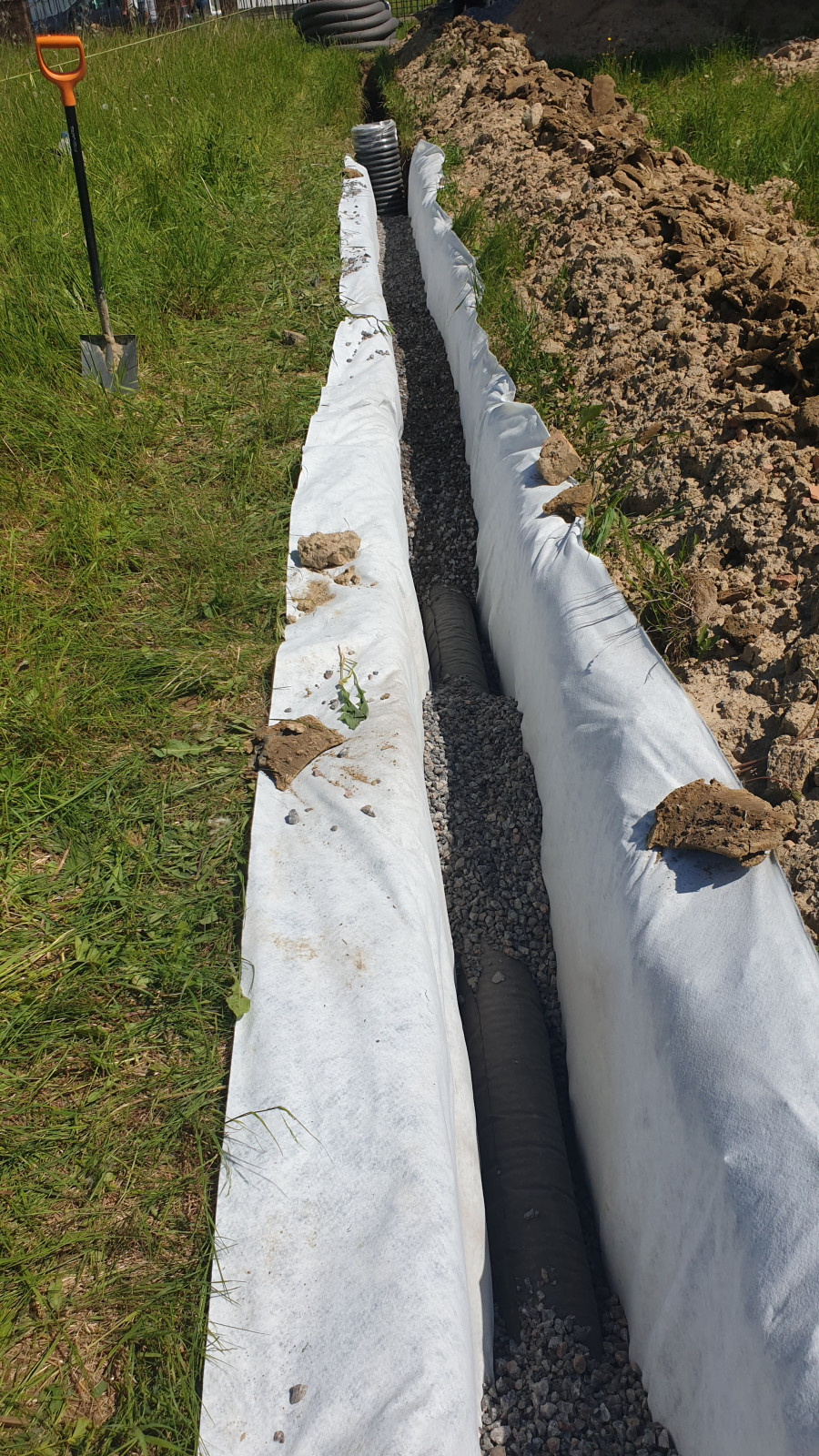 Дренаж участка, ограждение, парковка