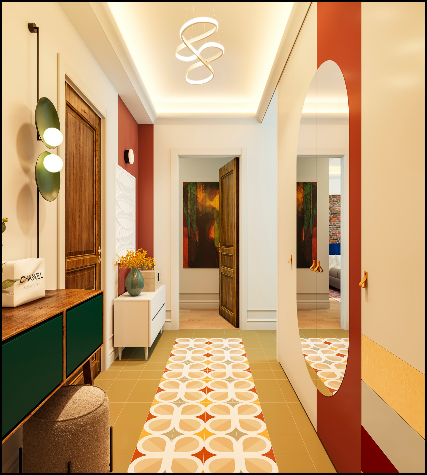 дизайн прихожей в сталинке