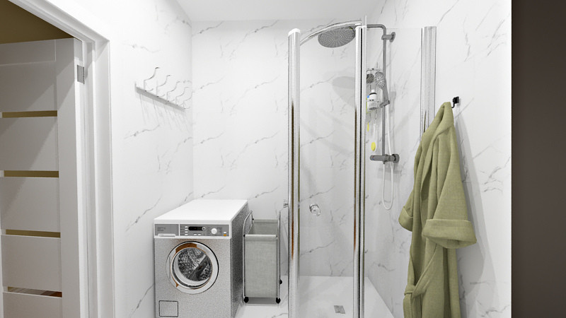 Проект городской квартиры для семьи с одним ребенком