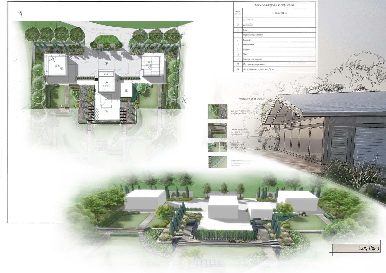 Концепция к проекту "Сад Реки"