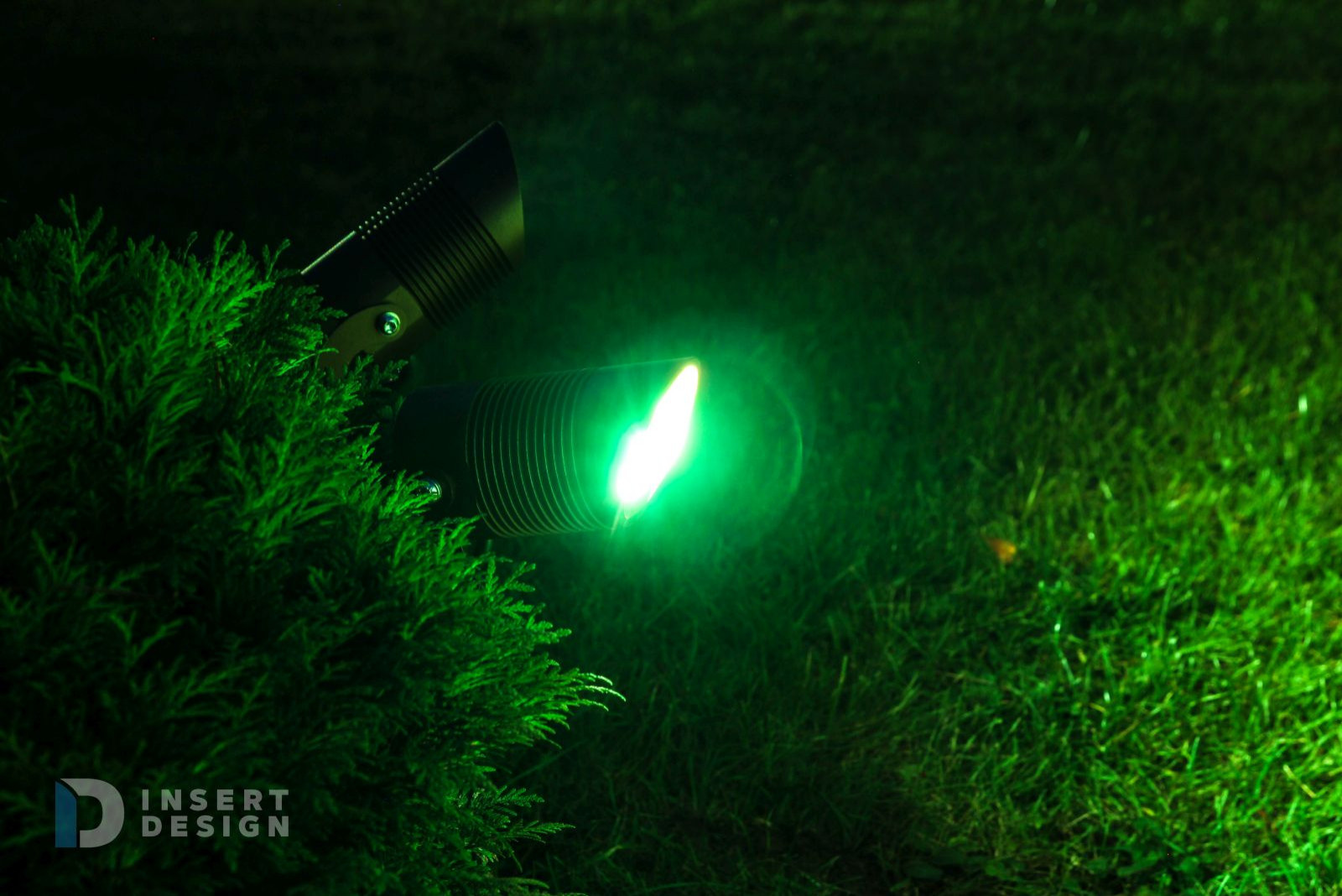 Ландшафтное освещение территории загородного дома в Пушкино, Подмосковье