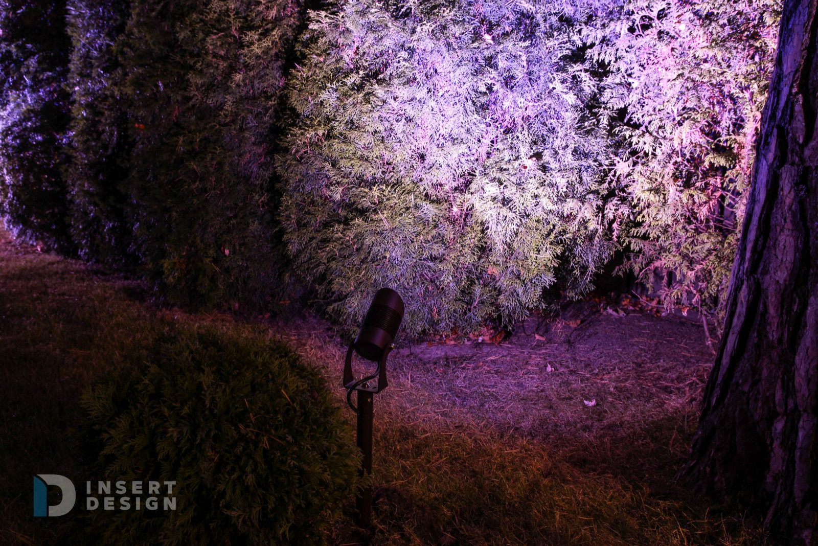 Ландшафтное освещение территории загородного дома в Пушкино, Подмосковье