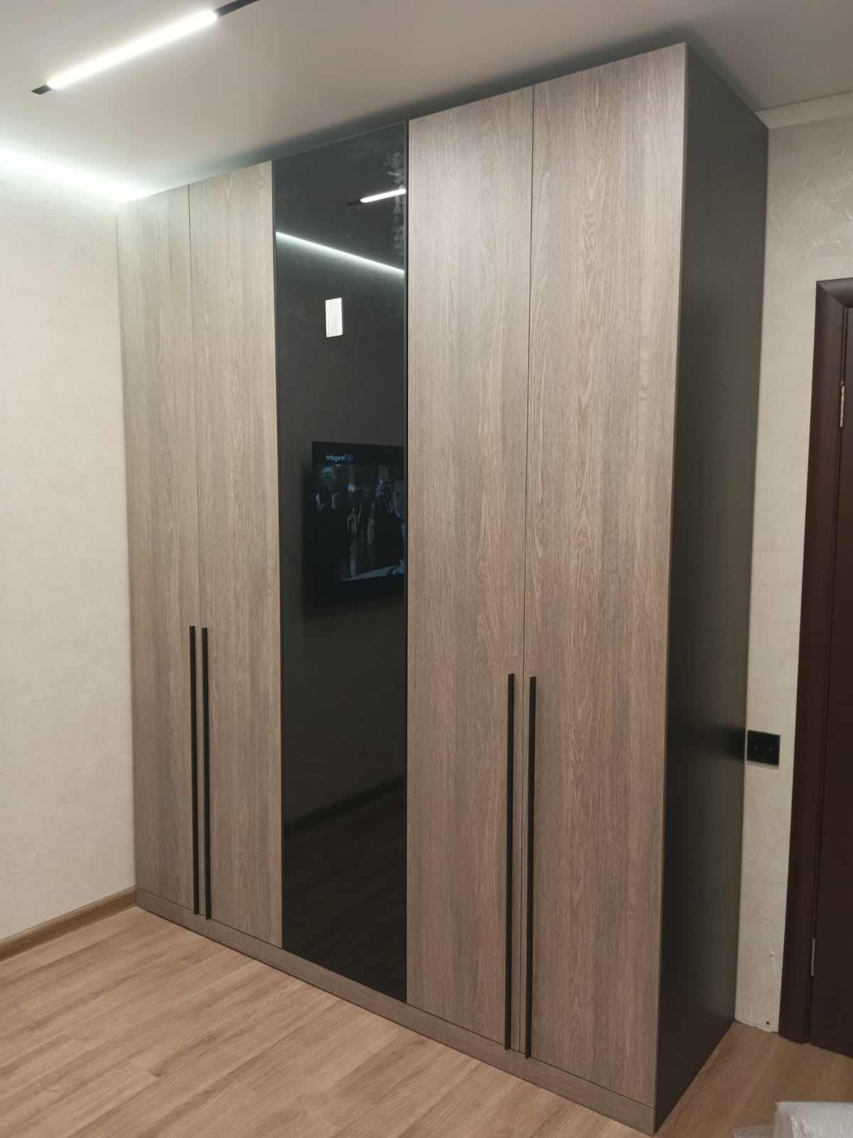 Шкаф с тонированным стеклом