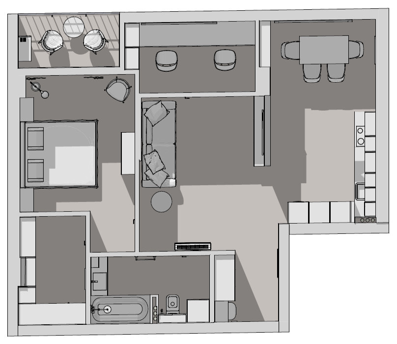 Визуализации квартиры в г. Батуми