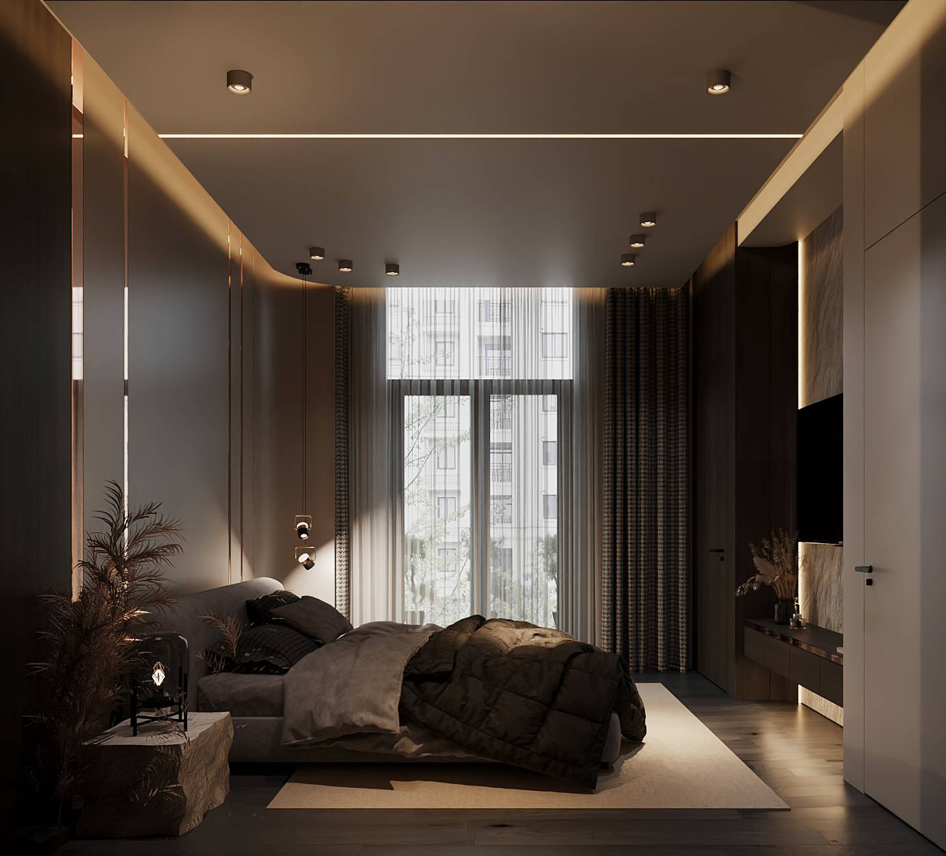 Спальня "Медные акценты"