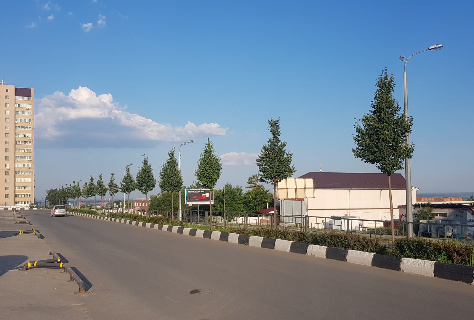 Благоустройство ландшафта торгового центра