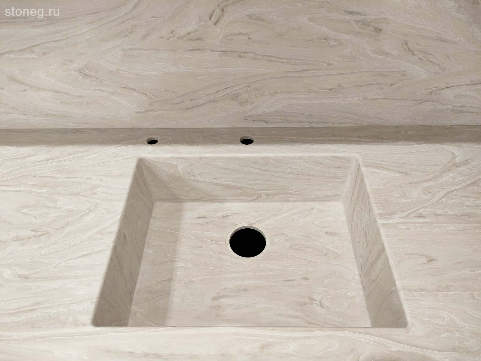 Grandex Marble: кухонная столешница, барная стойка, мойка, стеновые панели