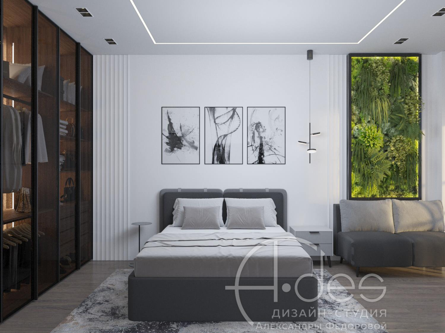 Просторная квартира в стиле минимализм