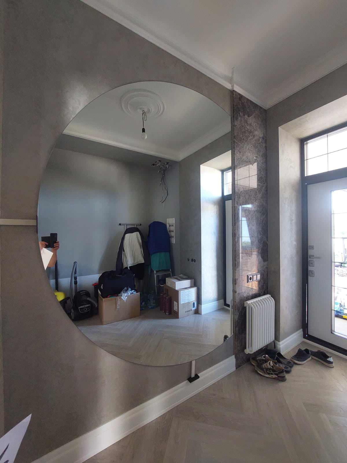 Зеркало круглое, зеркало с полировкой, зеркала с гравировкой