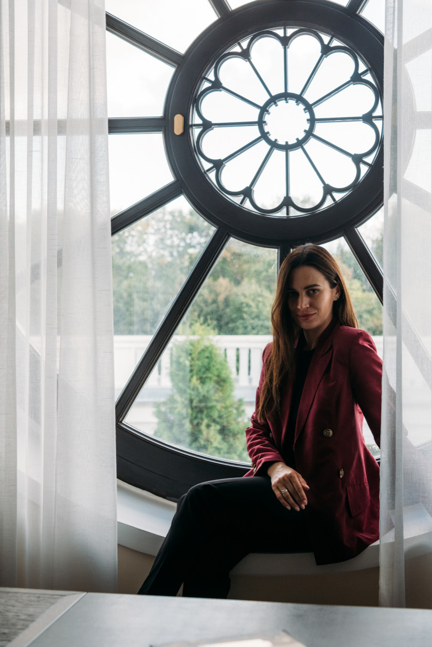 Речной вокзал. Дизайн штор.