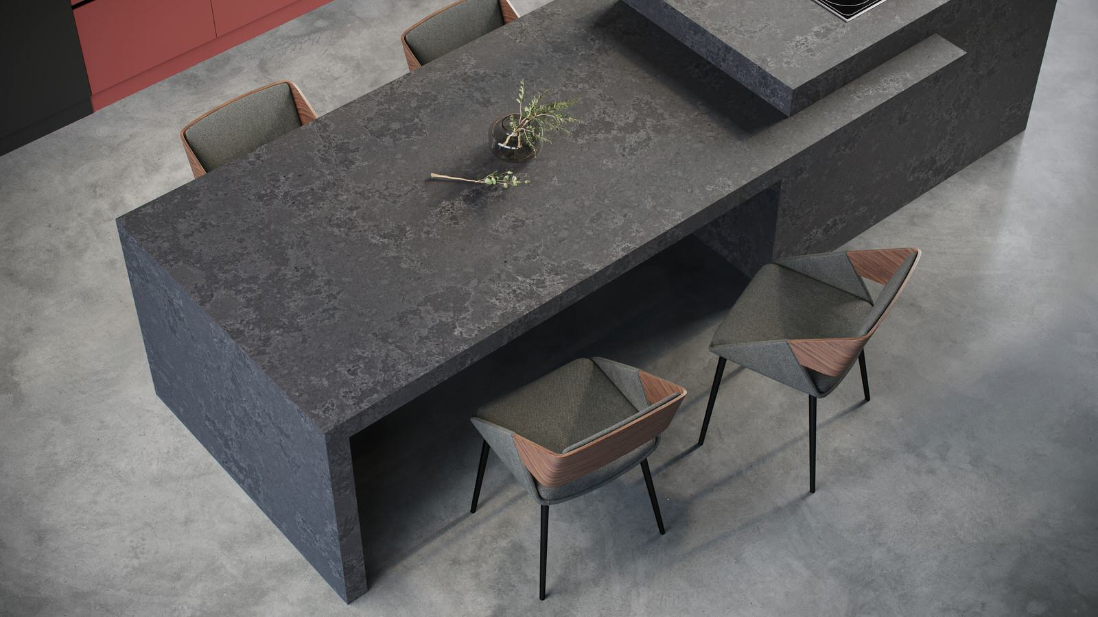 Матовый Hermes Grey by Quantra Quartz