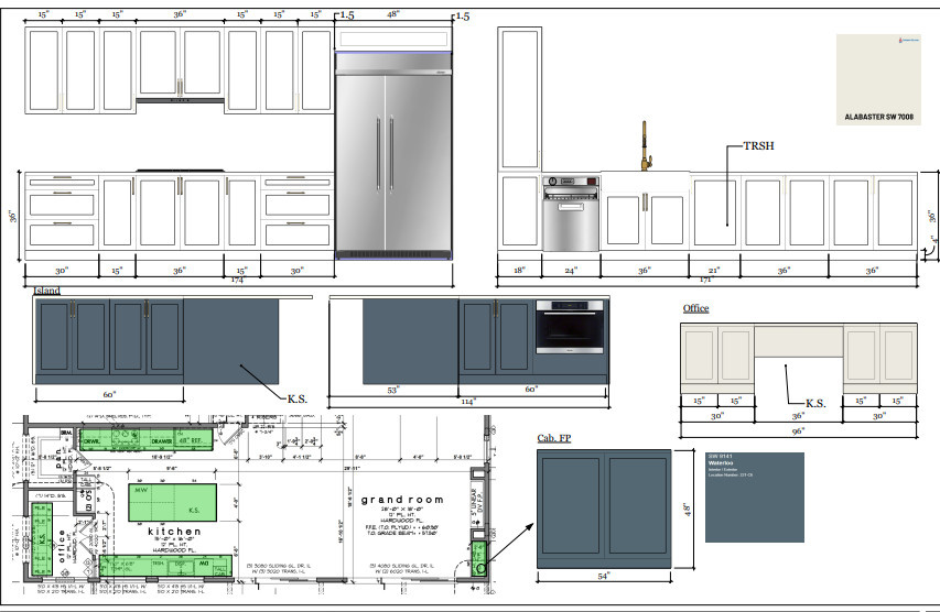 Küche in Texas, USA