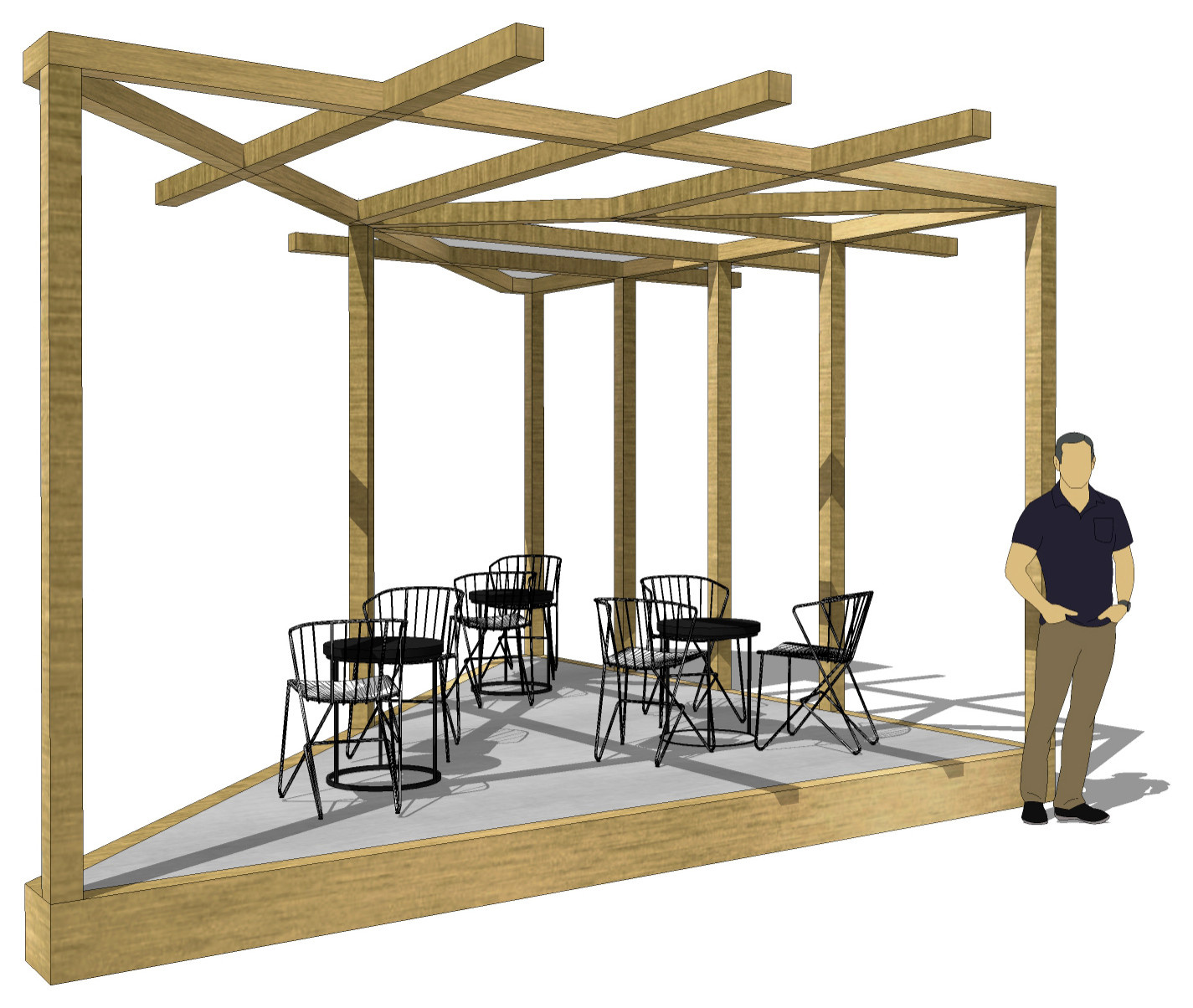 outdoor pergola design-consept