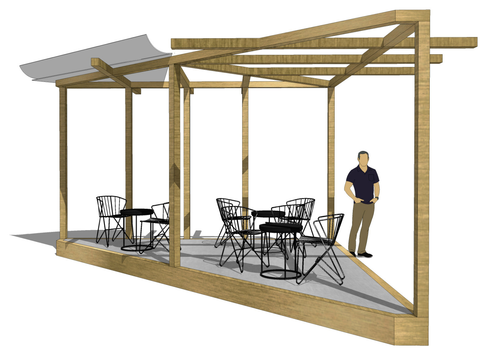 outdoor pergola design-consept