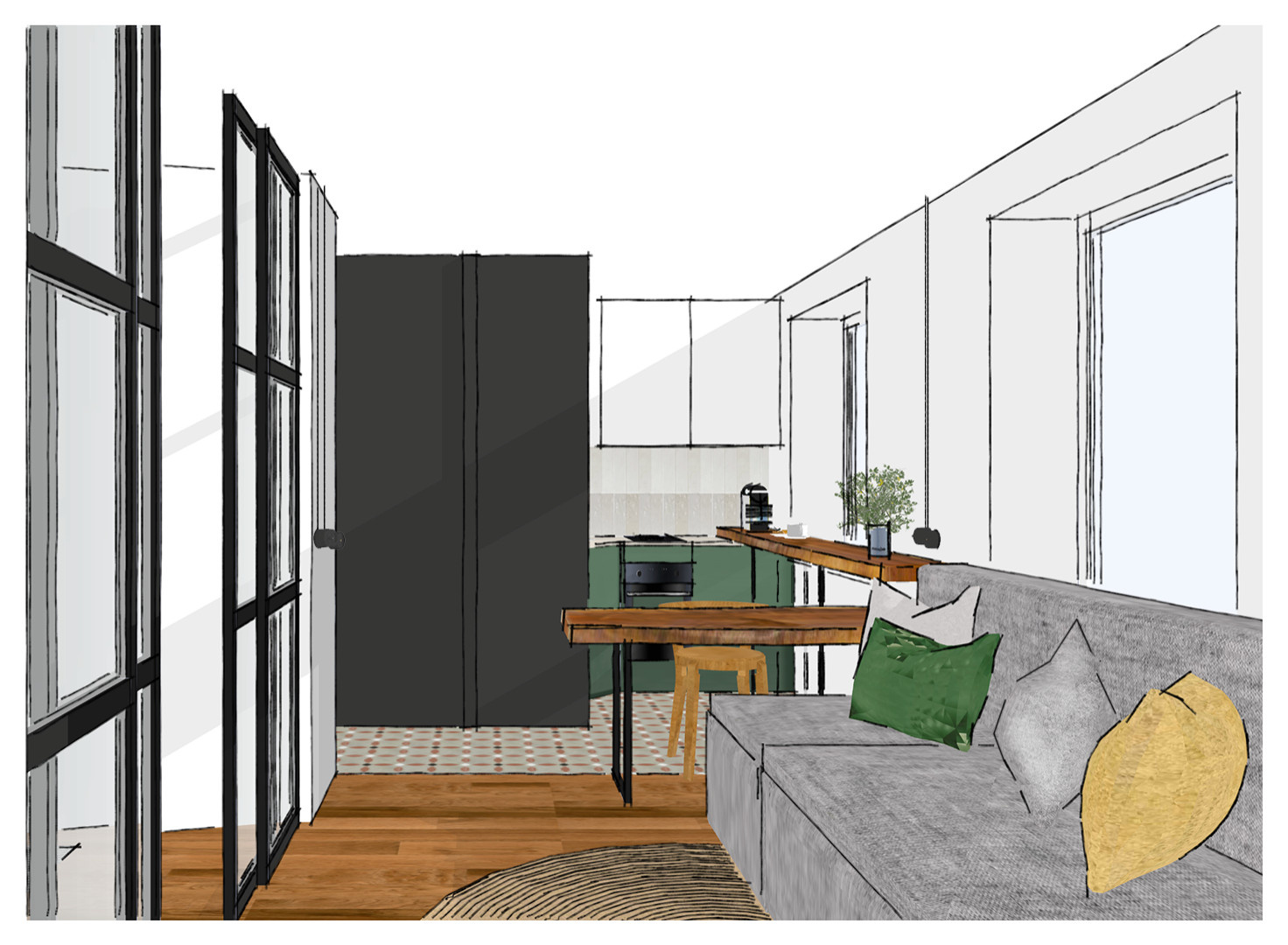 NeverToSmall project-flat 32 sqm (under construction 2023-24)