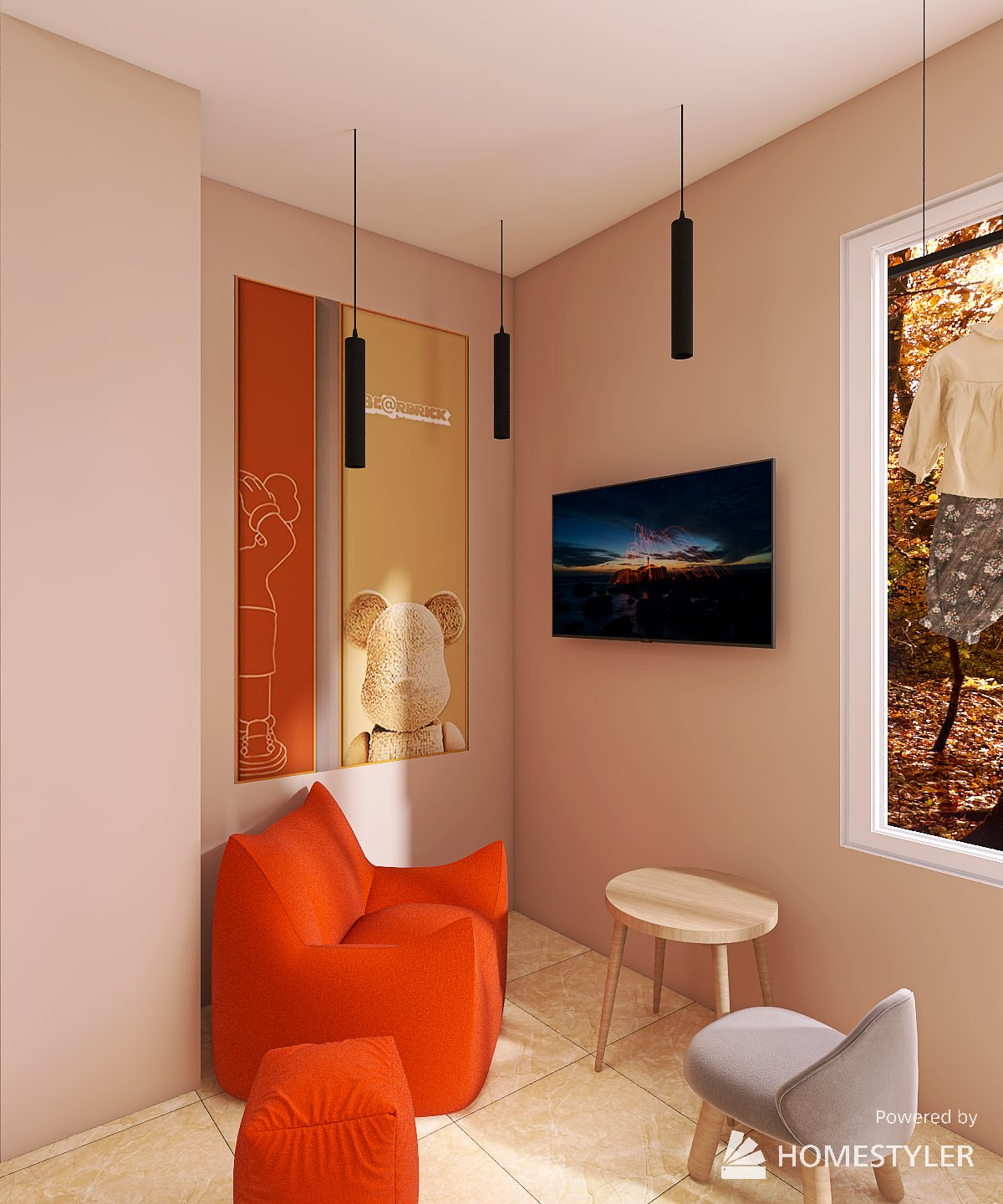 Проект детского магазина, 35 м2