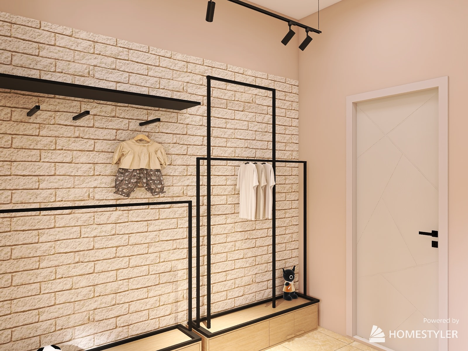 Проект детского магазина, 35 м2