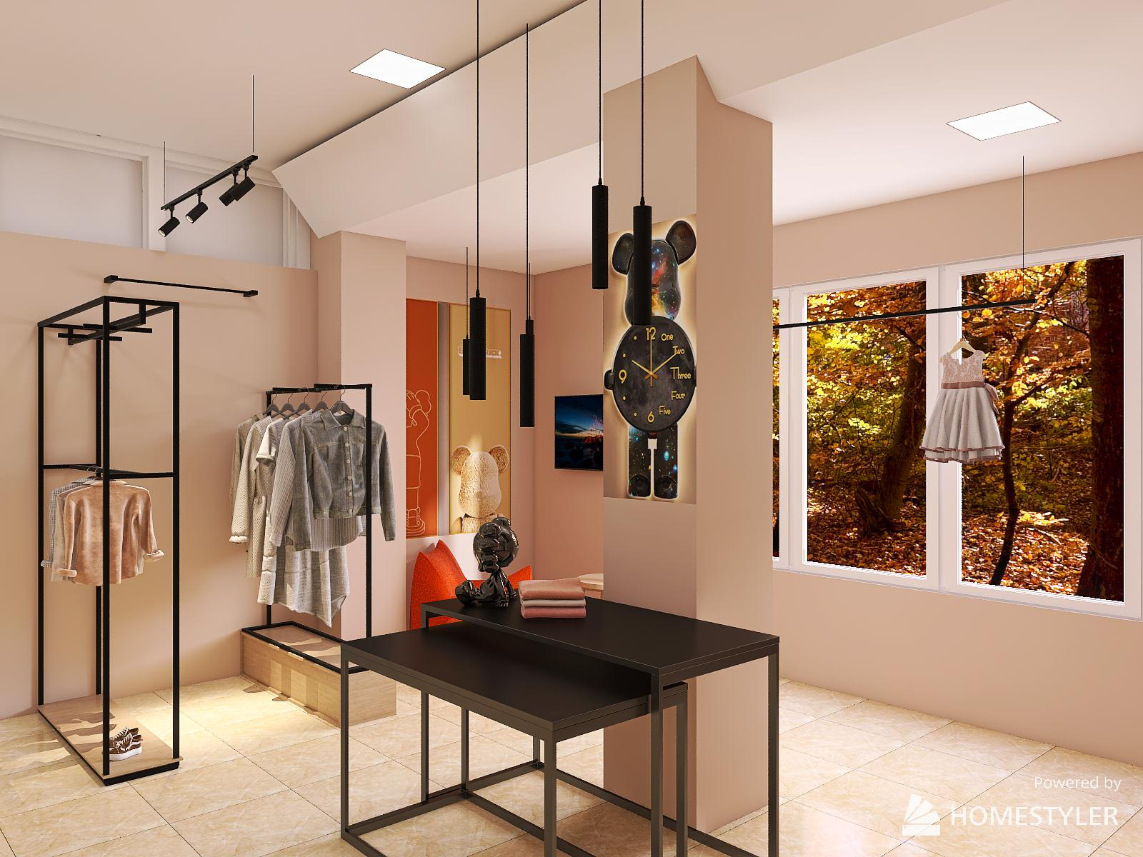 Проект детского магазина, 35 м2