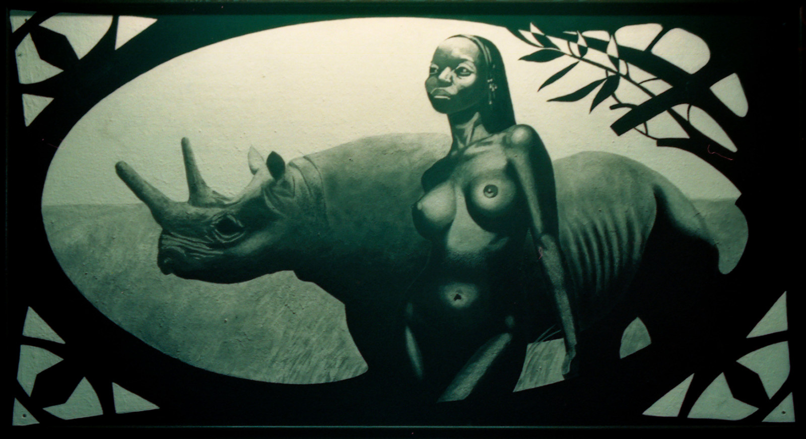 Светящиеся картины для интерьера ночного клуба Bliss. 2001 год