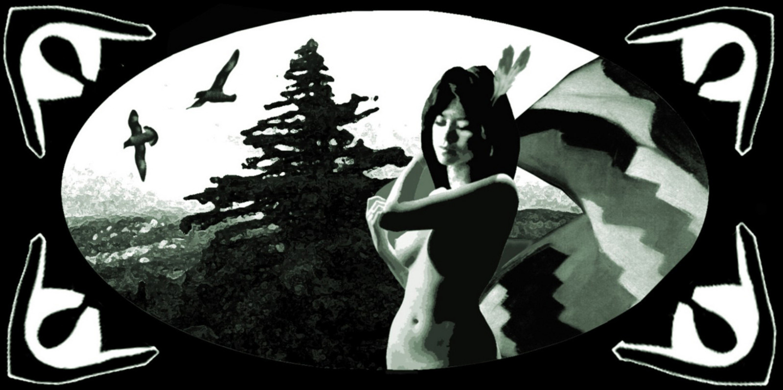 Светящиеся картины для интерьера ночного клуба Bliss. 2001 год