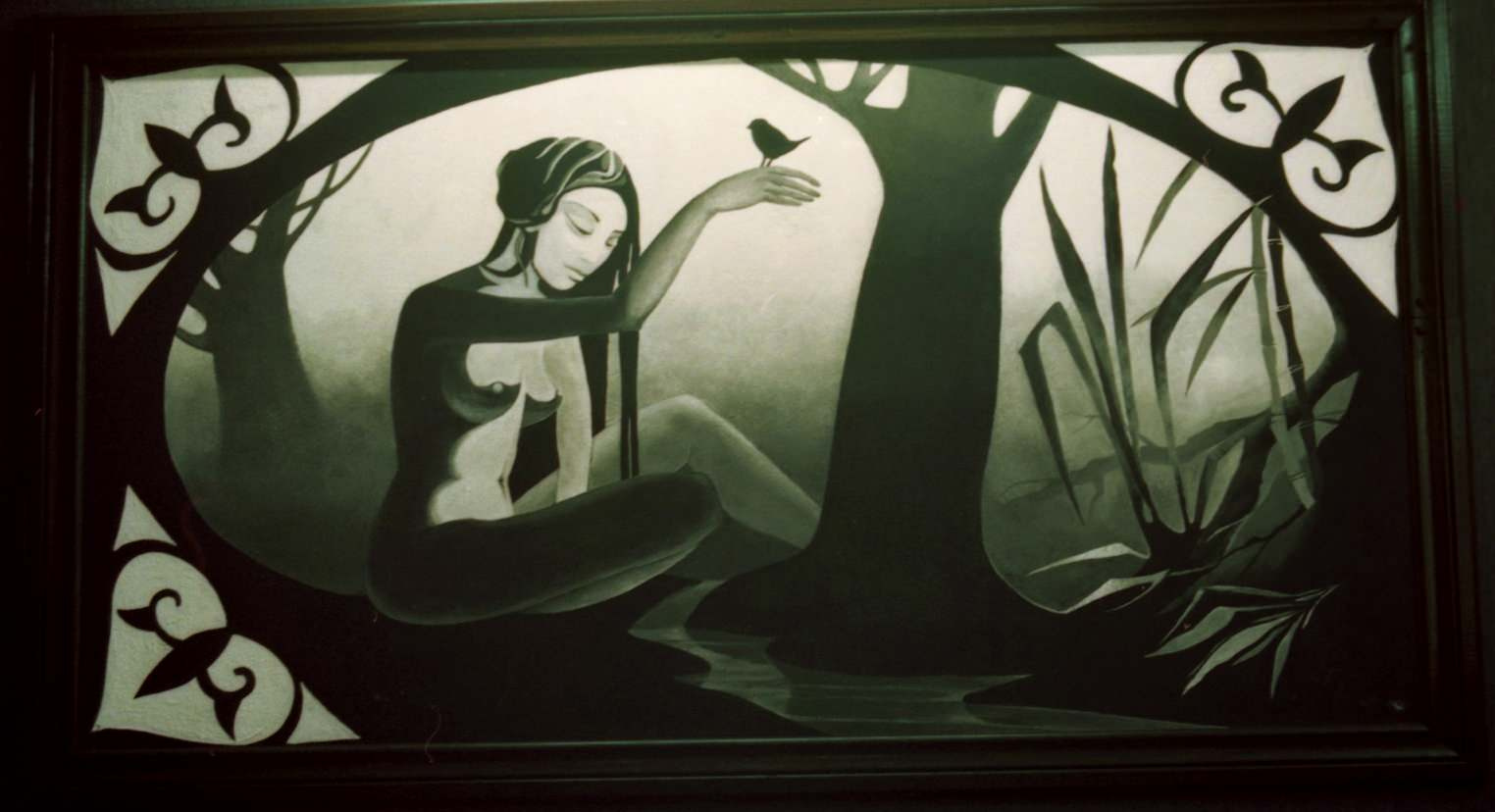 Светящиеся картины для интерьера ночного клуба Bliss. 2001 год