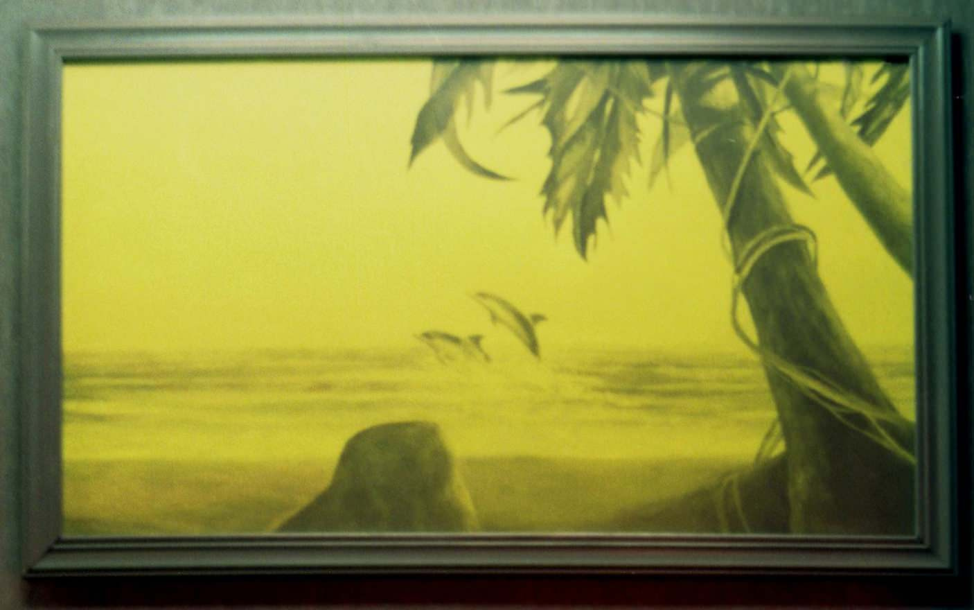 Светящиеся картины для интерьера ночного клуба Bliss. 2001 год