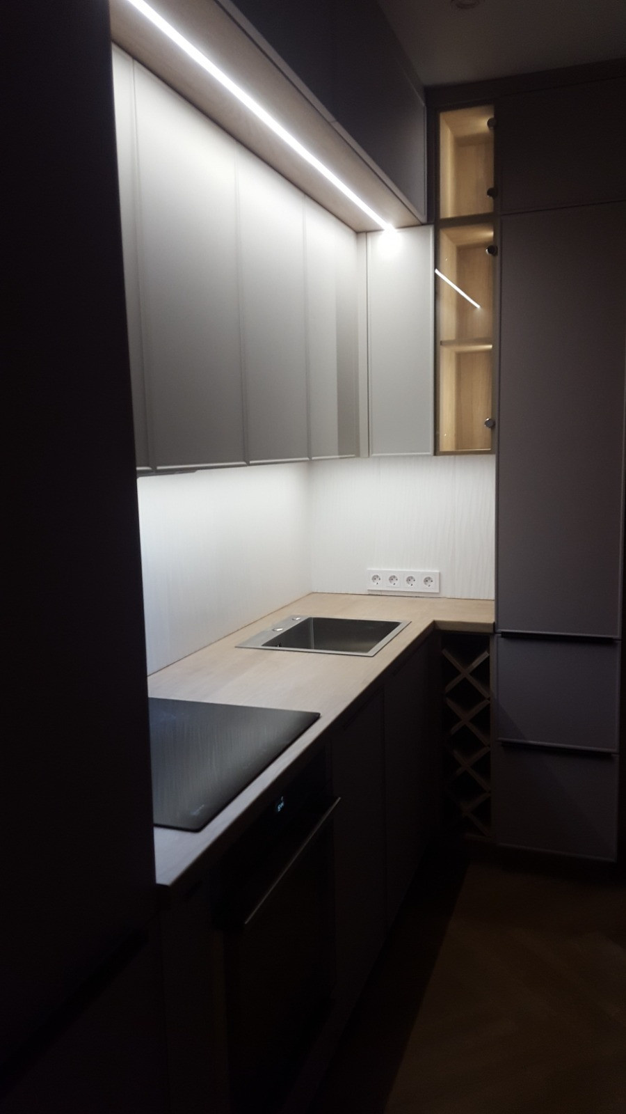 01 Кухня в современном стиле, эмаль