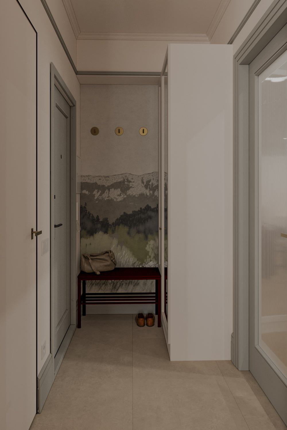 Квартира в Москве для молодой девушки  Площадь: 33,4 м2.