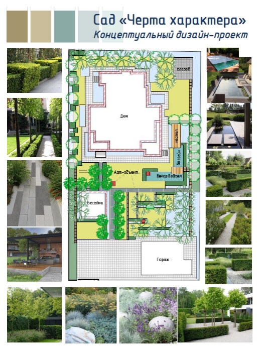 Эскизные проекты. Дизайн-концепты. Дендропланы