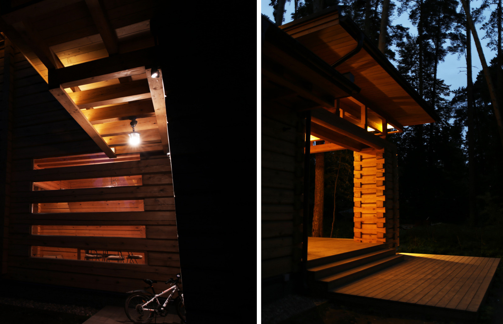 Дом в сосновом лесу