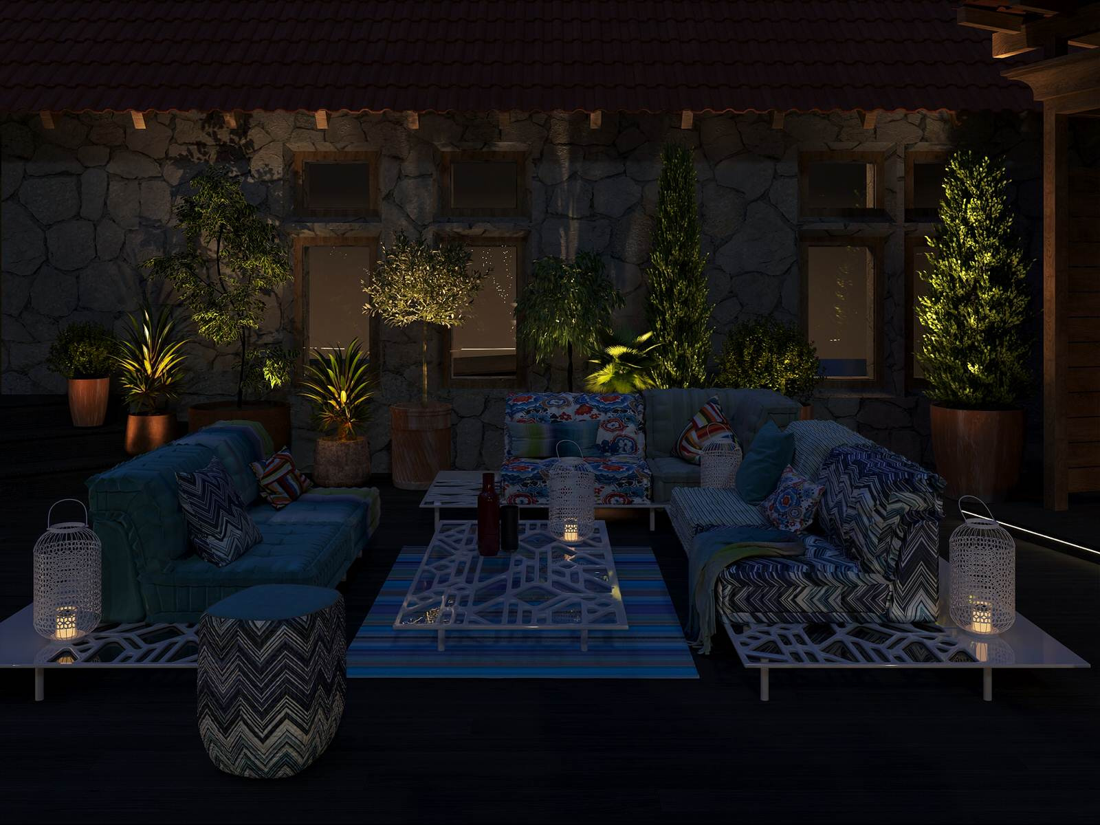 Терраса ресторана Харакс