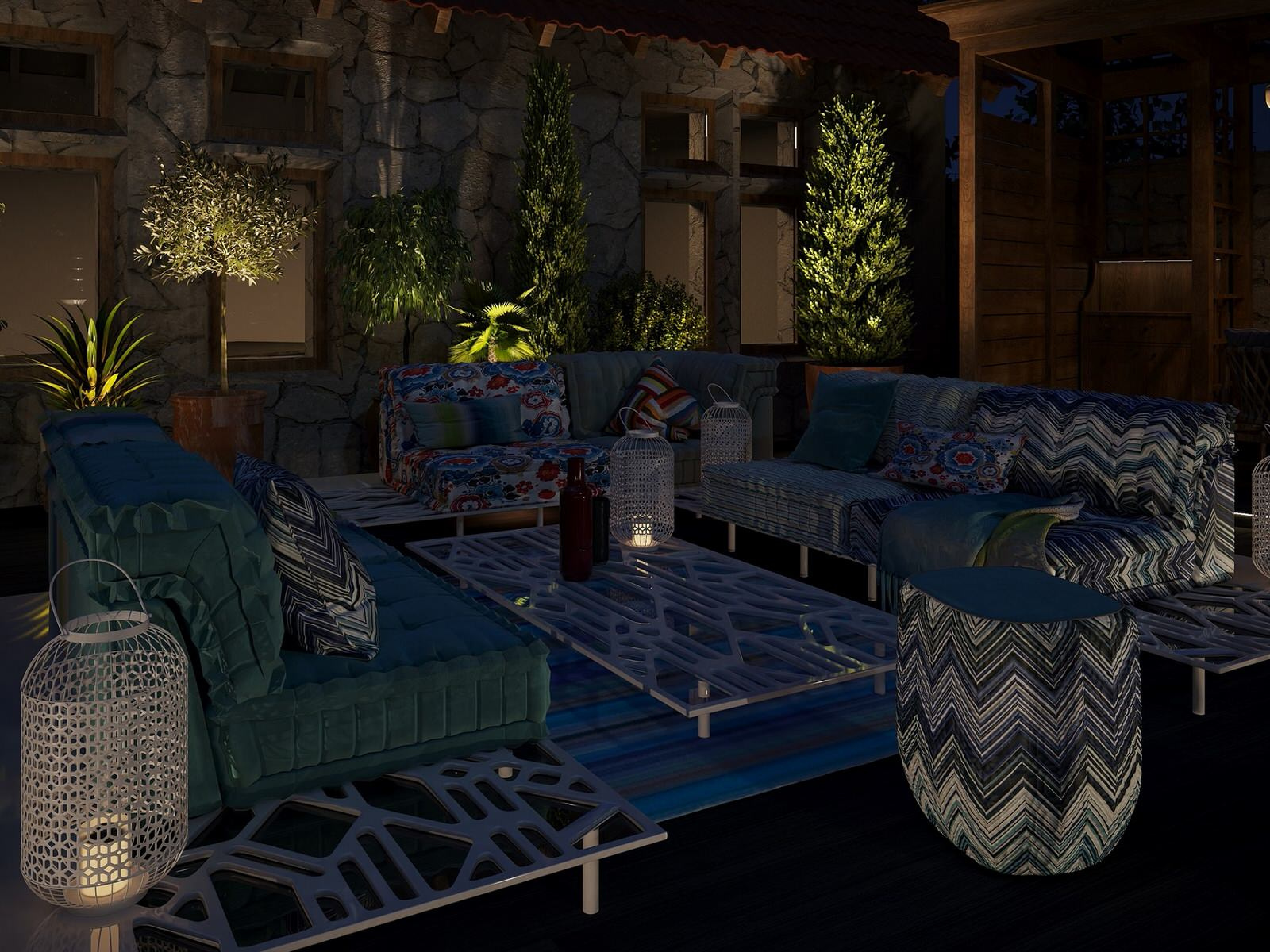 Терраса ресторана Харакс