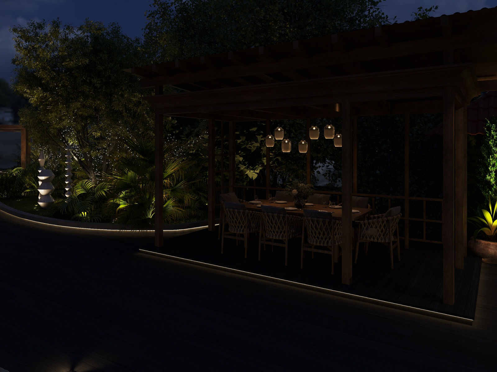 Терраса ресторана Харакс