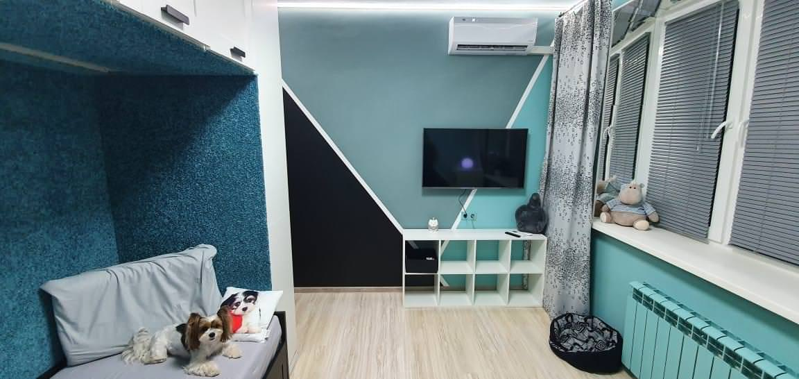 #07 Детская комната в синих оттенках