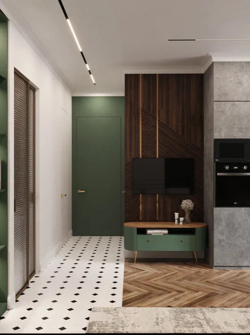 Квартира бизнес класса 75м² в стиле неоклассика