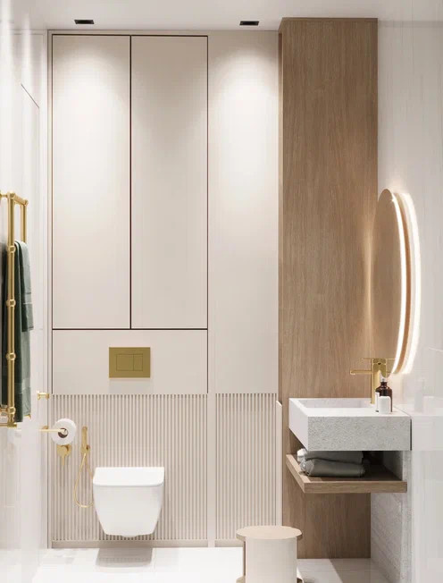 Квартира бизнес класса 75м² в стиле неоклассика