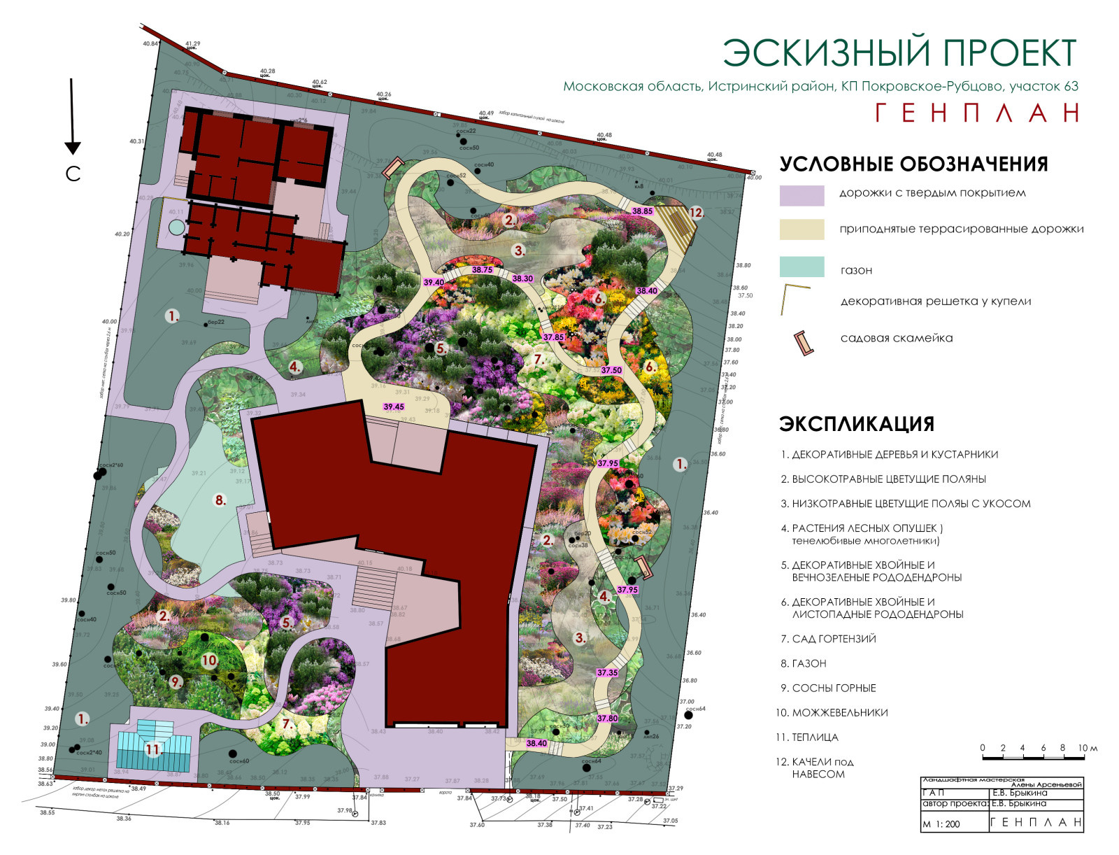 Ландшафтный дизайн участка с лесом В Покровском-Рубцове