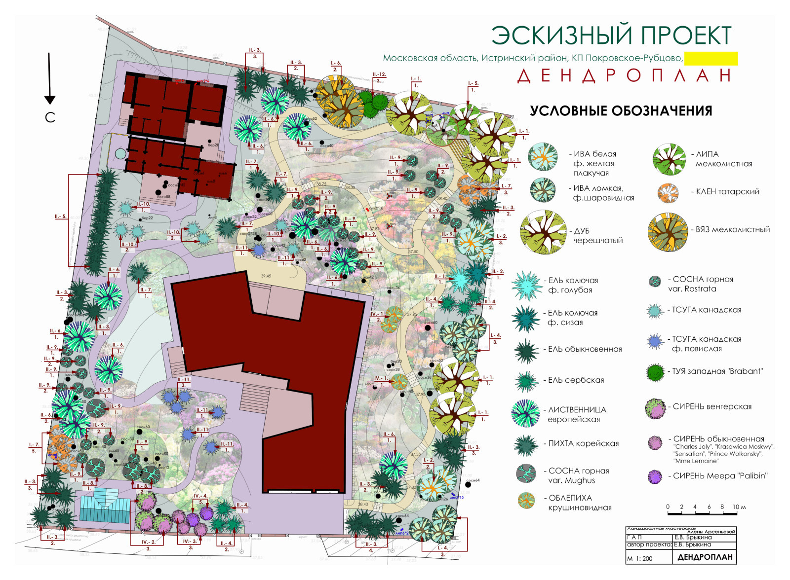 Ландшафтный дизайн участка с лесом В Покровском-Рубцове