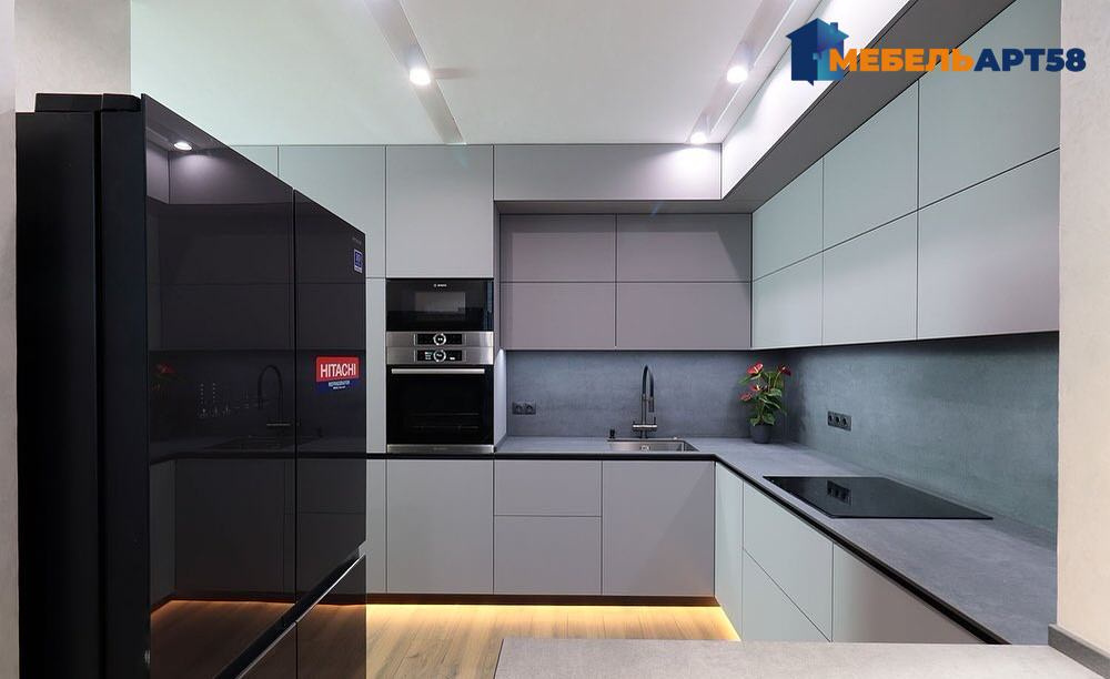 Выполненная кухня по дизайн-проекту