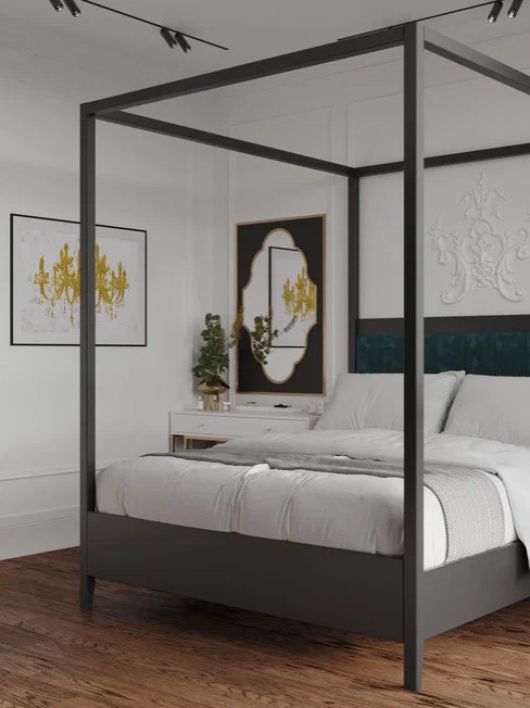 Квартира бизнес класса 90 м² в стиле неоклассика