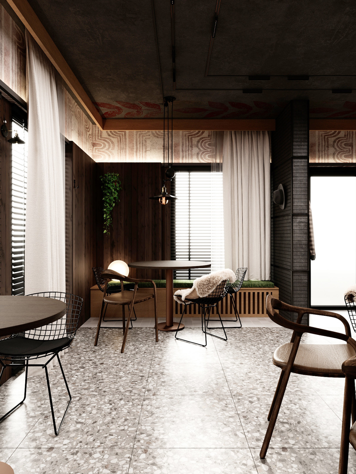 Дизайн ресторана "Рыжий мастер"  в Красноярске