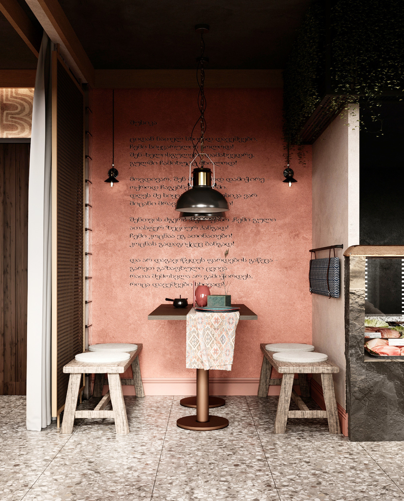 Дизайн ресторана "Рыжий мастер"  в Красноярске