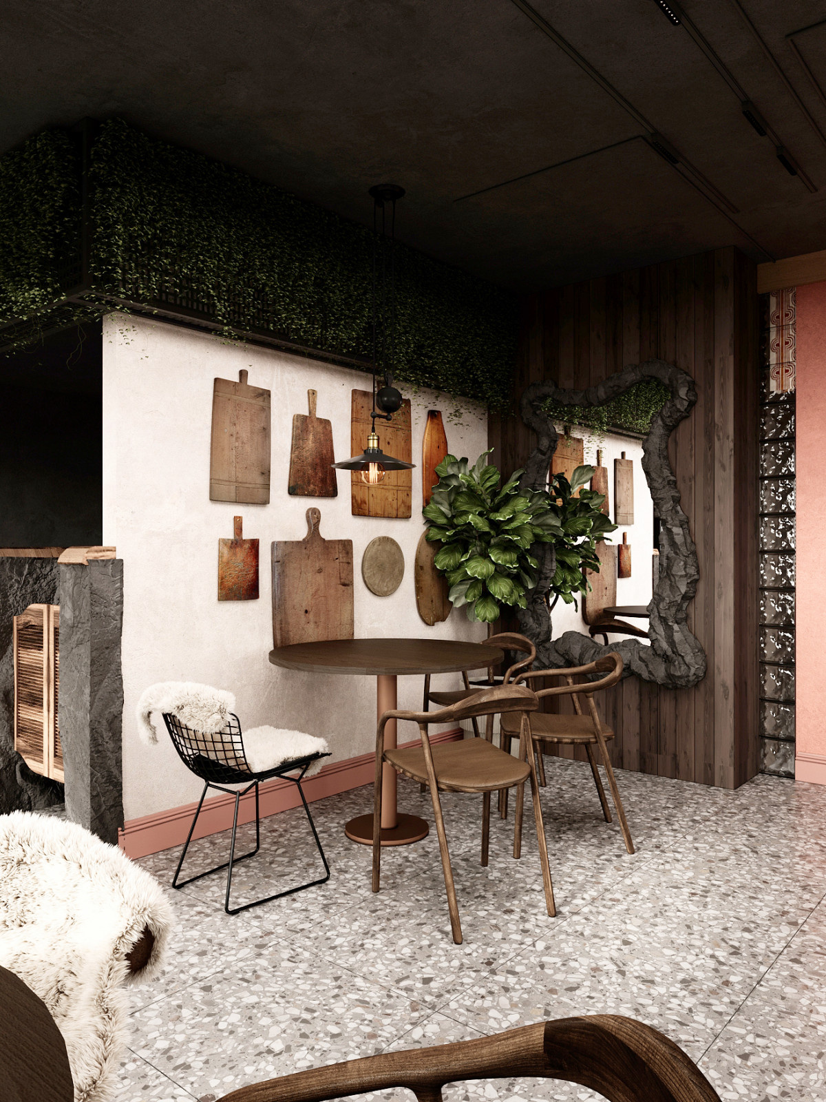 Дизайн ресторана "Рыжий мастер"  в Красноярске